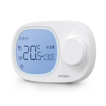 Termostato programmabile cablato per caldaie, pompe di calore e impianti di climatizzazione non reversibili - 103960 - Avidsen