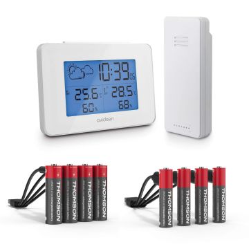 Stazione meteorologica retroilluminata + batterie