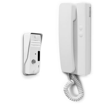 Citofono audio a 2 fili, doppio comando cancello/cancello - Avidsen - 112110