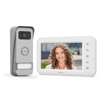 Videocitofono a colori - 2 fili - design ecologico - doppio comando - Elia - Avidsen - 112290