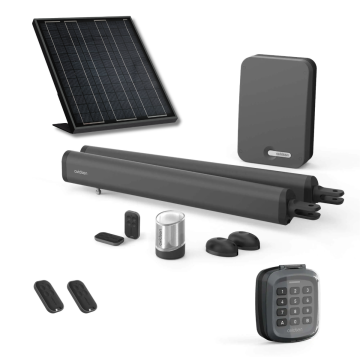 Automazione ad Alimentazione Solare Avidsen Teha 410 Solar | Kit completo con Tastiera a Codice Wireless 114255