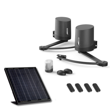 Motorizzazione per cancello a battenti Avidsen ORANE510 + kit solare + 2 telecomandi aggiuntivi (4 in totale)