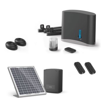 Cancello scorrevole a energia solare + 2 telecomandi aggiuntivi (3 in tutto) - Avidsen