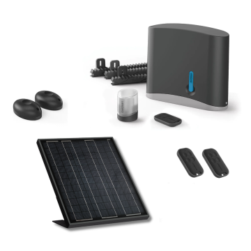 Cancello scorrevole a energia solare + 2 telecomandi aggiuntivi (3 in tutto) - Avidsen