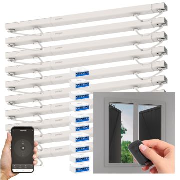 Set di 10 motorizzazioni collegate per persiane a battente Avidsen Home Open W