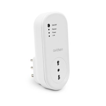 Spina Wifi per uso interno con applicazione Avidsen Home portata 80 metri HomePlug - Avidsen - 127001