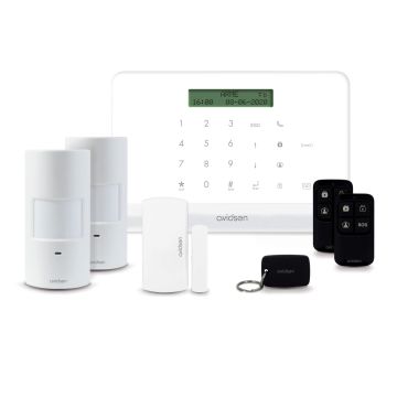 Kit  allarme wireless con rilevatori di movimento/apertura HomeSecure - Avidsen - 127055