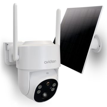 Telecamera motorizzata 4G per esterni 2,5 K 4 MP sorveglianza 355° HomeCam SUN - 127162 - Avidsen