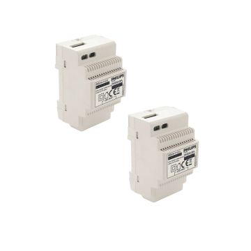 Set di 2 trasformatore da 230 V a 24 V per quadri elettrici su guida DIN - WelcomeEye Power