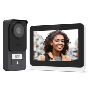 Videotelefono touch e connesso - Immagine 3K - WelcomeEye Connect 3 - Philips - 531046