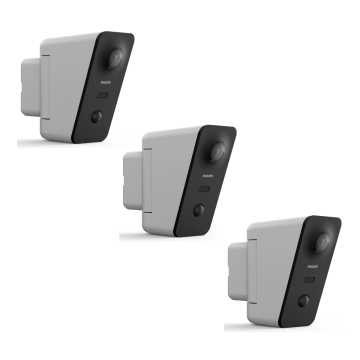 3 telecamere esterne connesse WelcomeEye View Philips