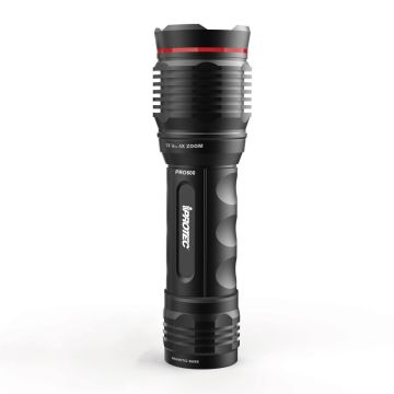 Torcia con zoom4X ,  impermeabile IPX7 ,500 lumens