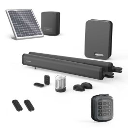 Automazione ad Alimentazione Solare Avidsen Teha 410 Solar | Kit completo con Tastiera a Codice Wireless 114255